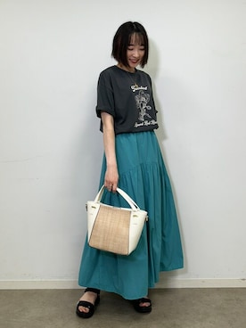 chikaさん（レディース・160cm）の夏コーディネート