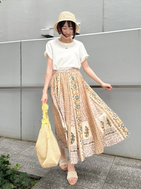 chikaさん（レディース・160cm）の夏コーディネート