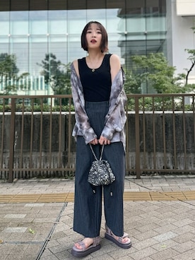 chikaさん（レディース・160cm）の夏コーディネート