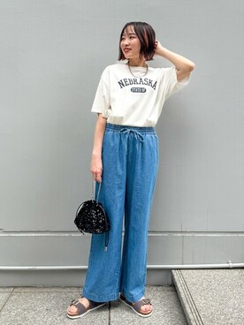 chikaさん（レディース・160cm）の夏コーディネート