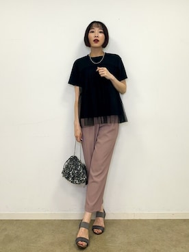 chikaさん（レディース・160cm）の夏コーディネート