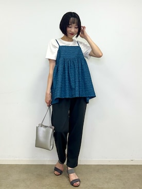 chikaさん（レディース・160cm）の夏コーディネート