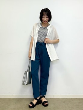 chikaさん（レディース・160cm）の夏コーディネート