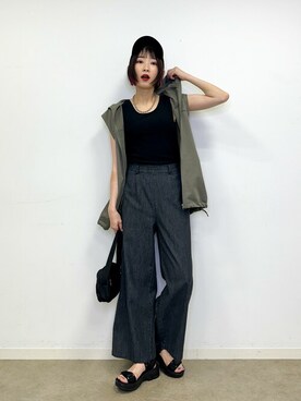 chikaさん（レディース・160cm）の夏コーディネート