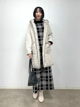 「秋冬」｜「アイテム（その他アウター）」を使った、chikaさん（レディース・160cm）の秋コーディネート