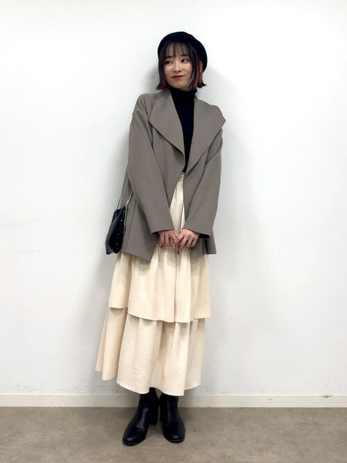 セール】大人のこなれ感漂う オープンカラー ショートコート