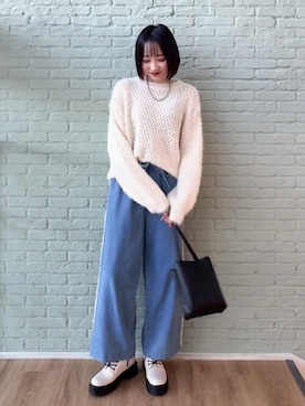 chikaさん（レディース・160cm）の冬コーディネート