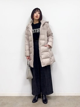 chikaさん（レディース・160cm）の冬コーディネート