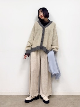 chikaさん（レディース・160cm）の冬コーディネート