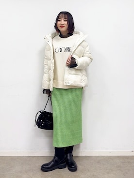 chikaさん（レディース・160cm）の冬コーディネート