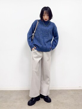 chikaさん（レディース・160cm）の冬コーディネート