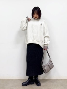 chikaさん（レディース・160cm）の冬コーディネート