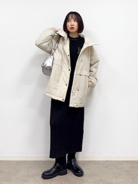 chikaさん（レディース・160cm）の冬コーディネート