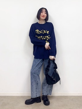 chikaさん（レディース・160cm）の冬コーディネート