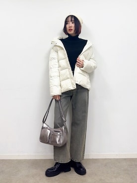 chikaさん（レディース・160cm）の冬コーディネート