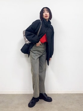 chikaさん（レディース・160cm）の冬コーディネート