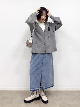 chikaさん（レディース・160cm）の冬コーディネート