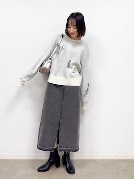chikaさん（レディース・160cm）の冬コーディネート