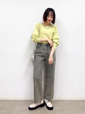 chikaさん(レディース・160cm)の冬コーディネート