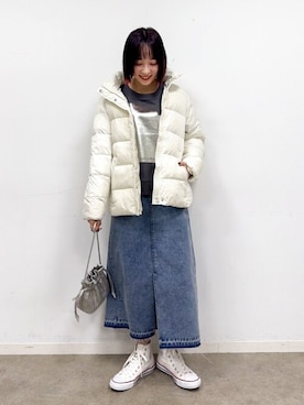 chikaさん（レディース・160cm）の冬コーディネート