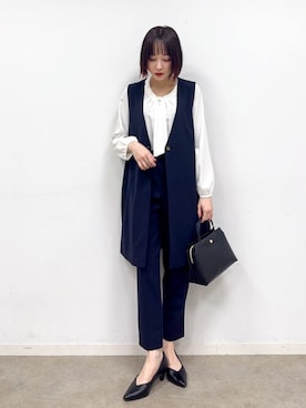 chikaさん（レディース・160cm）の冬コーディネート