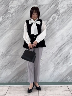 chikaさん（レディース・160cm）の冬コーディネート