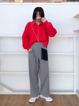 chikaさん（レディース・160cm）の冬コーディネート