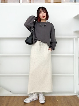 chikaさん（レディース・160cm）の春コーディネート