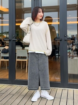 chikaさん（レディース・160cm）の春コーディネート