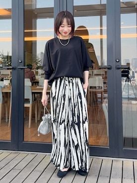 chikaさん（レディース・160cm）の春コーディネート