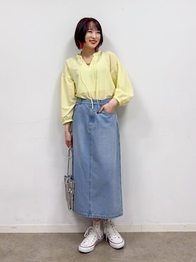 chikaさん（レディース・160cm）の春コーディネート