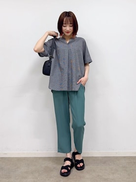 「UVケア」｜chikaさん（レディース・160cm）の夏コーディネート