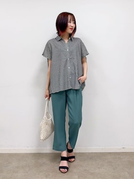 chikaさん（レディース・160cm）の夏コーディネート