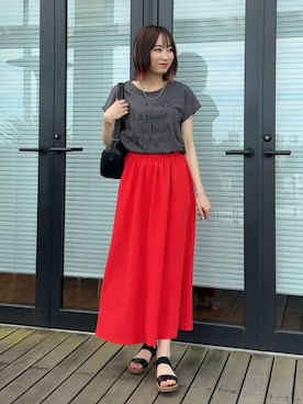 chikaさん（レディース・160cm）の夏コーディネート