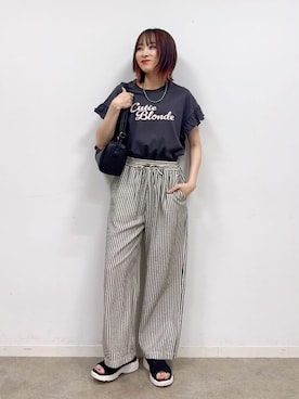 「UVケア」｜chikaさん（レディース・160cm）の夏コーディネート