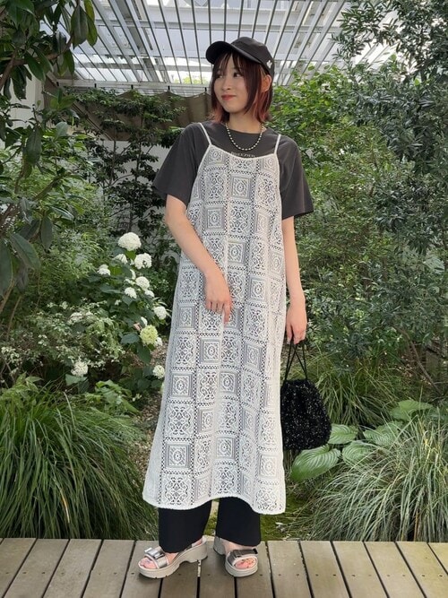 misayo ミリコレサスワンピース　Ｌ misayo ミリコレサスワンピース L