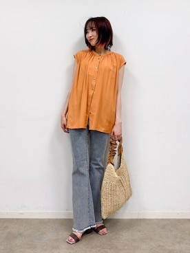 chikaさん（レディース・160cm）の夏コーディネート