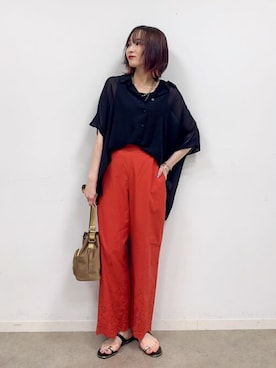 chikaさん（レディース・160cm）の夏コーディネート