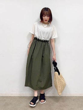 chikaさん（レディース・160cm）の夏コーディネート