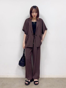 「Lee（リー）のアイテム」を使った、chikaさん（レディース・160cm）の夏コーディネート