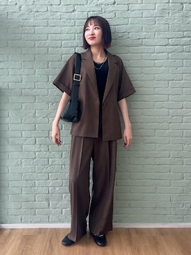 「SHOO・LA・RUE（シューラルー）のアイテム」を使った、chikaさん（レディース・160cm）の夏コーディネート