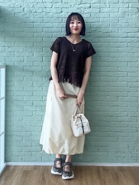 chikaさん（レディース・160cm）の夏コーディネート