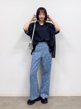 「SHOO・LA・RUE（シューラルー）のアイテム」を使った、chikaさん（レディース・160cm）の夏コーディネート