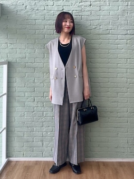 「SHOO・LA・RUE（シューラルー）のアイテム」を使った、chikaさん（レディース・160cm）の夏コーディネート