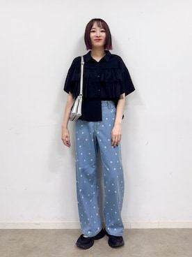 「SHOO・LA・RUE（シューラルー）のアイテム」を使った、chikaさん（レディース・160cm）の夏コーディネート