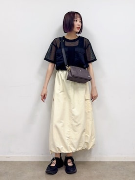 「Lee（リー）のアイテム」を使った、chikaさん（レディース・160cm）の夏コーディネート