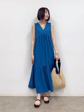 「SHOO・LA・RUE（シューラルー）のアイテム」を使った、chikaさん（レディース・160cm）の夏コーディネート