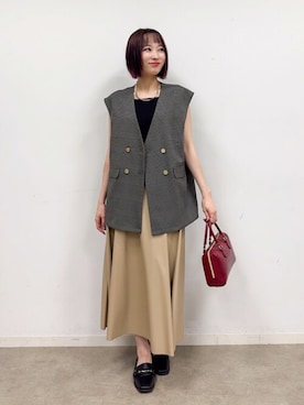 「SHOO・LA・RUE（シューラルー）のアイテム」を使った、chikaさん（レディース・160cm）の秋コーディネート