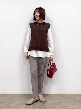 chikaさん（レディース・160cm）の秋コーディネート