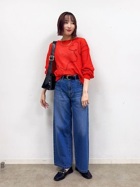 「アイテム（その他シューズ）」を使った、chikaさん（レディース・160cm）の秋コーディネート